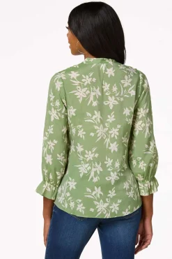 Green Floral Shirt