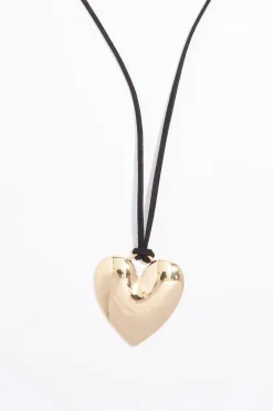 Heart Pendant Cord Necklace