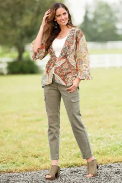 High Rise Utility Jeans