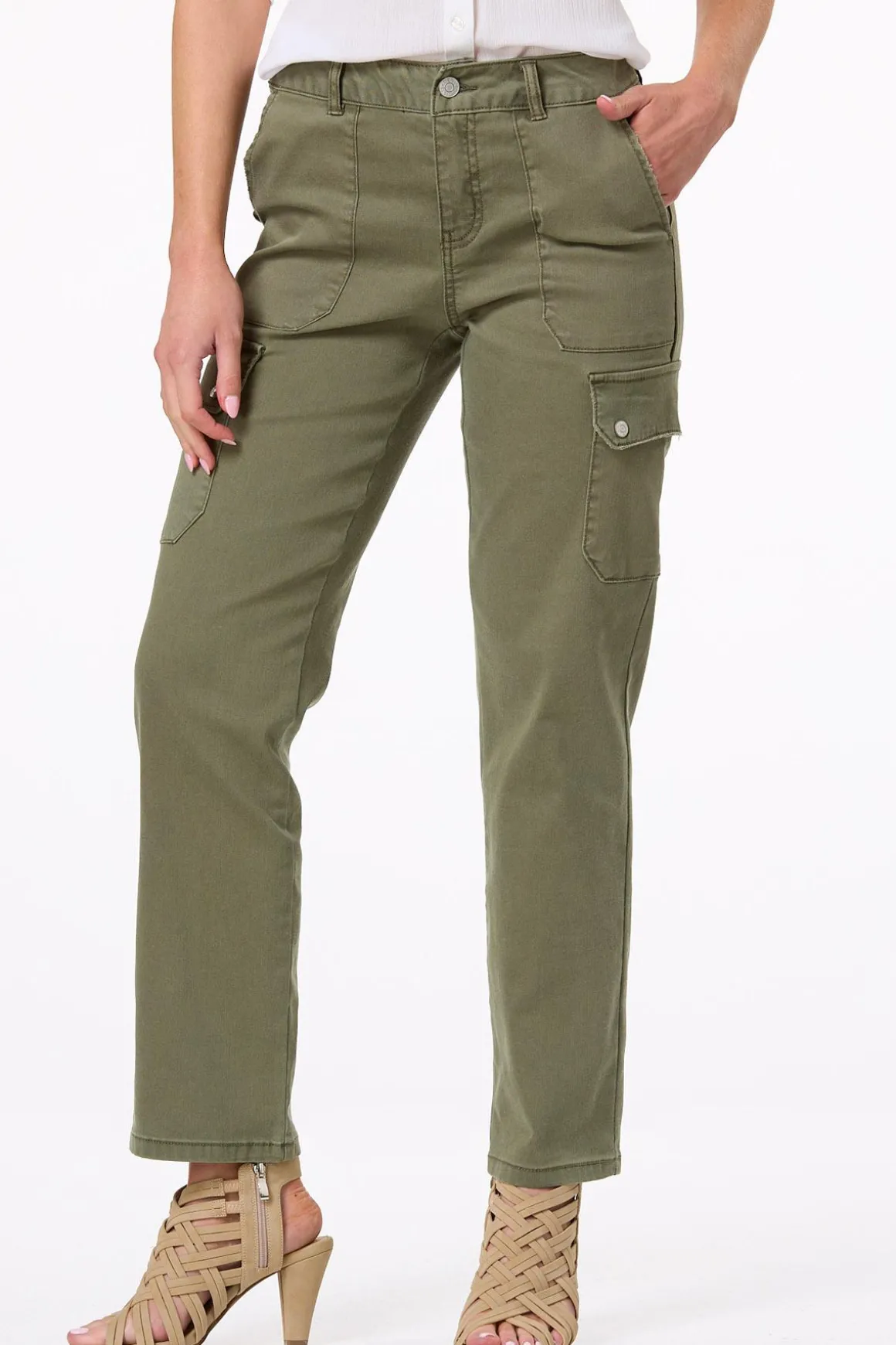 High Rise Utility Jeans
