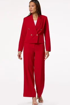 Icon Button Cropped Blazer