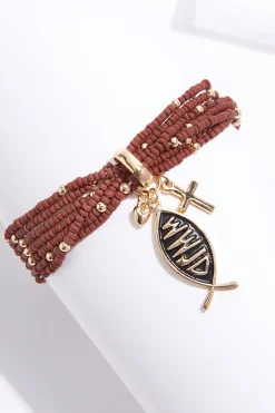 Inspirational Multi Row Stretch Bracelet