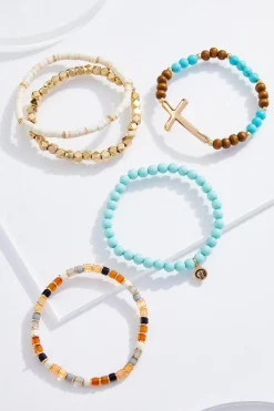 Inspirational Stretch Bracelet Set