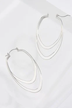 Intersected Hoop Earrings
