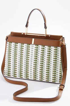 Intricate Woven Satchel