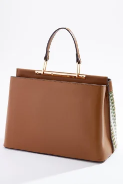 Intricate Woven Satchel