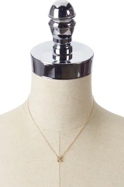 K Initial Bubble Necklace