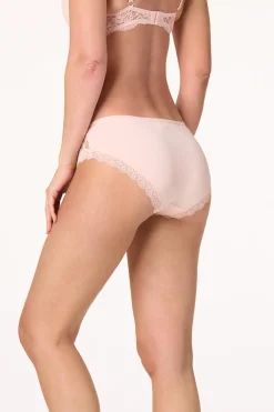 Lace Trim Panty Set