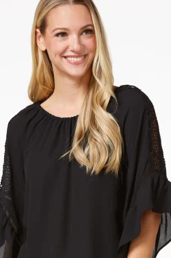 Lacy Bell Sleeve Top