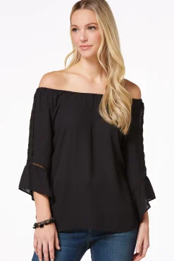Lacy Bell Sleeve Top