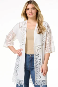 Lacy Crochet Cardigan
