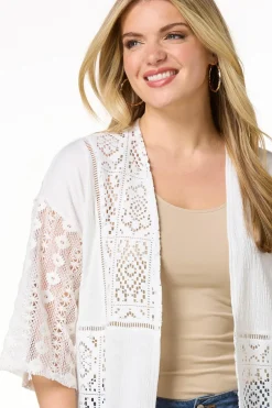 Lacy Crochet Cardigan