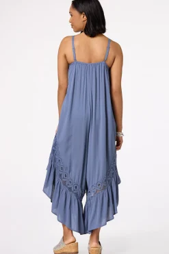 Lacy Gauze Jumpsuit