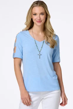 Ladder Sleeve Tee