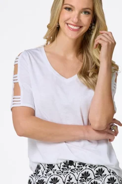 Ladder Sleeve Tee