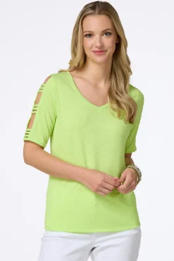 Ladder Sleeve Tee