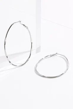 Large Cutout Oval Earrings