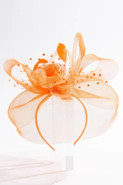 Large Mesh Dot Fascinator