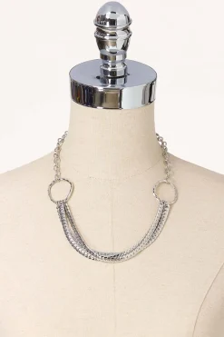 Layered Chain Link Necklace