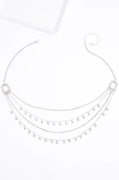 Layered Charm Short Necklace