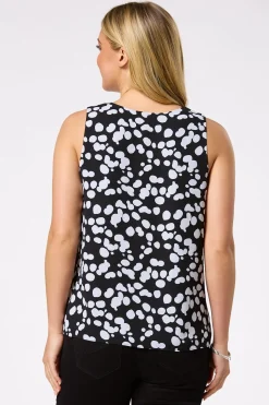 Layered Polk Dot Tank