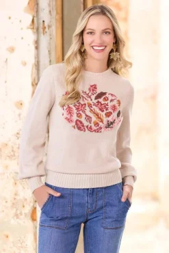 Leafy Pumpkin Sweater