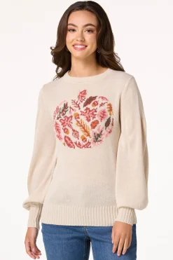 Leafy Pumpkin Sweater