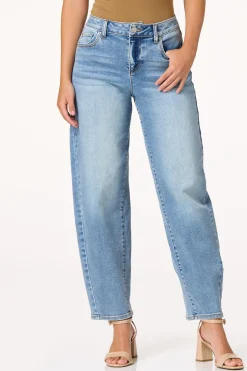 Level Up Barrel Leg Jeans
