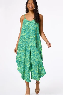 Lime Blue Genie Jumpsuit