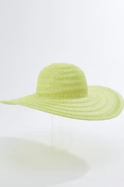 Lime Green Floppy Hat
