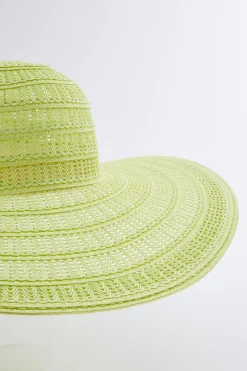 Lime Green Floppy Hat