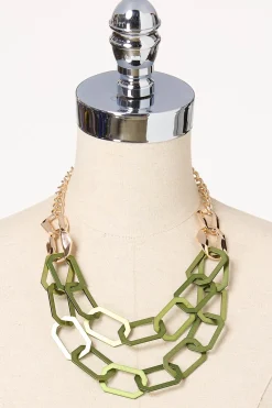Linked Layer Short Necklace