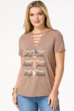 Long Horn Graphic Tee