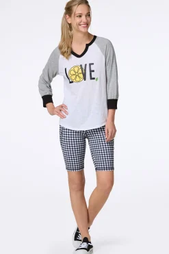 Love Lemon Baseball Tee