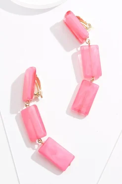 Lucite Linear Earrings