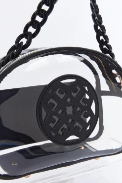 Lucite Medallion Crossbody