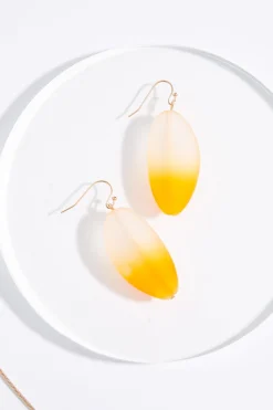 Lucite Mesh Wire Pendant Necklace Set