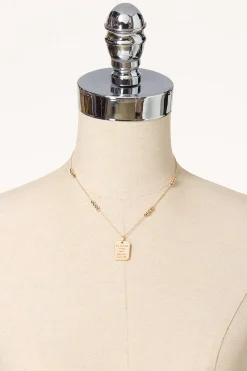 Luke Scripture Pendant Necklace