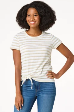 Lurex Stripe Top
