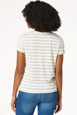 Lurex Stripe Top