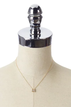 M Initial Bubble Necklace