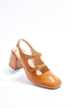 Mary Jane Slingback Heels