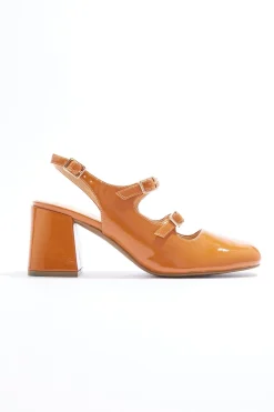 Mary Jane Slingback Heels