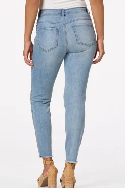 Metal Stud Ankle Jeans