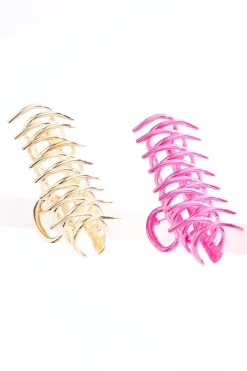 Metallic Claw Clip Set