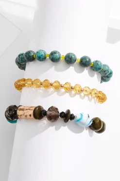 Mixed Bead Stretch Bracelet Set