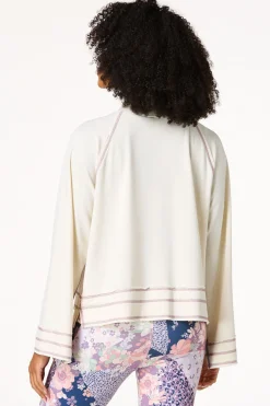 Mock Neck French Terry Top