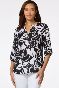 Modern Contrast Tunic