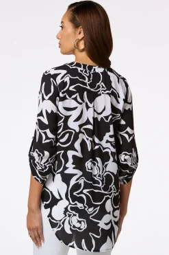 Modern Contrast Tunic
