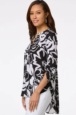 Modern Contrast Tunic